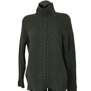 Lululemon Forest Green Turtle Neck Sweater Size 4